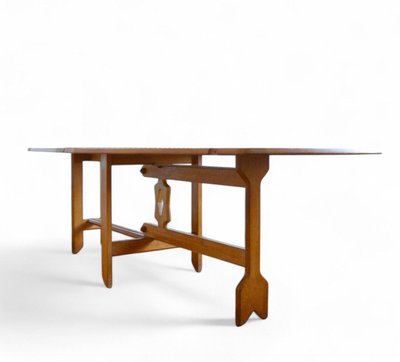 Light Oak Portfolio Table, Guillerme and Chambron