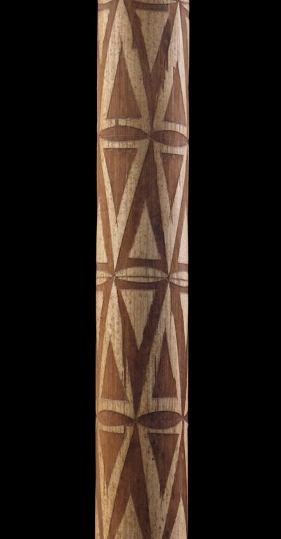 Zeremonielle Flöte aus Bambus, traditionelles Instrument, ozeanische Kunst, Stammeskunst, Ozeanien, Vanuatu