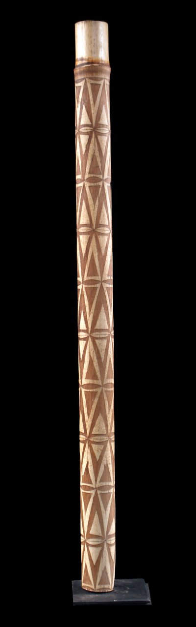 Zeremonielle Flöte aus Bambus, traditionelles Instrument, ozeanische Kunst, Stammeskunst, Ozeanien, Vanuatu