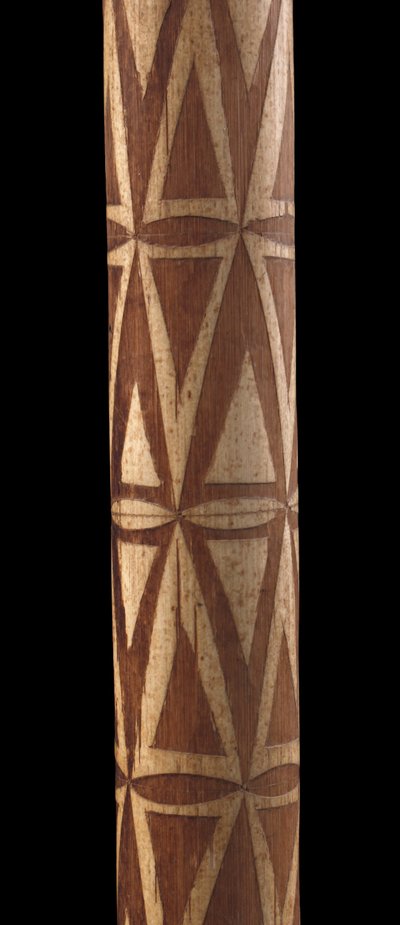 Zeremonielle Flöte aus Bambus, traditionelles Instrument, ozeanische Kunst, Stammeskunst, Ozeanien, Vanuatu