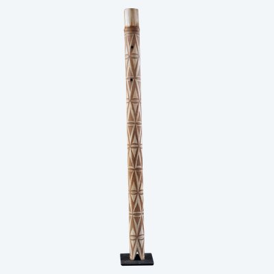 Zeremonielle Flöte aus Bambus, traditionelles Instrument, ozeanische Kunst, Stammeskunst, Ozeanien, Vanuatu