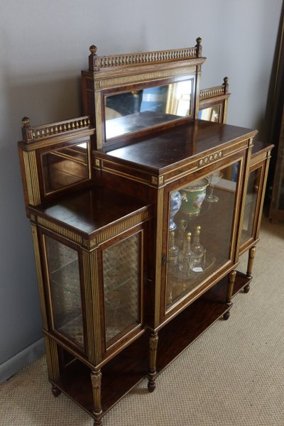 LOUIS XVI STYLE DISPLAY CABINET NAPOLEON III