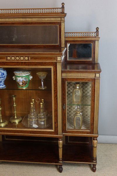LOUIS XVI STYLE DISPLAY CABINET NAPOLEON III