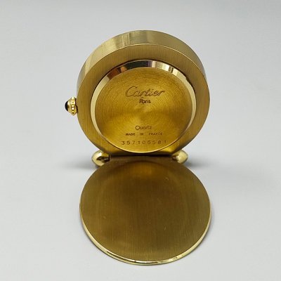 1990er Jahre Wunderschöne Cartier Wecker Pendulette. Hergestellt in Frankreich.