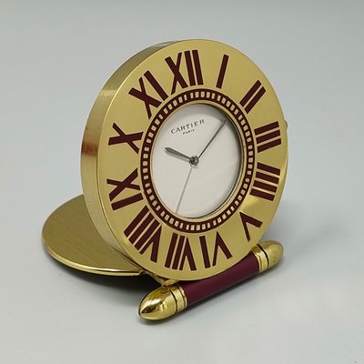 1990er Jahre Wunderschöne Cartier Wecker Pendulette. Hergestellt in Frankreich.