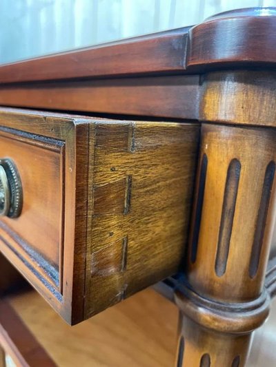 Pair of bedside tables in cherry louis XVI style