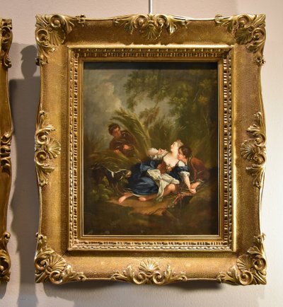 Francois Boucher (paris, 1703 - 1770), The Surprised Lovers/the Pleasant Le
