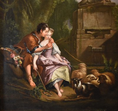 Francois Boucher (paris, 1703 - 1770), The Surprised Lovers/the Pleasant Le