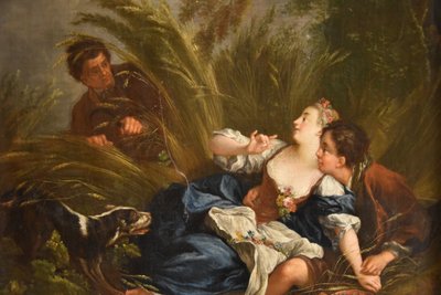 Francois Boucher (paris, 1703 - 1770), The Surprised Lovers/the Pleasant Le