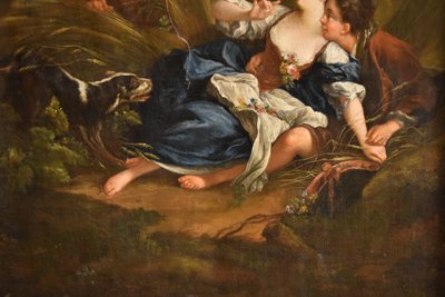 Francois Boucher (paris, 1703 - 1770), The Surprised Lovers/the Pleasant Le