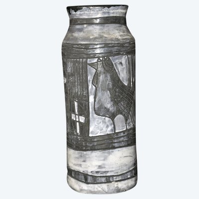 Vase signé Jacques Pouchain Période Poët-laval
