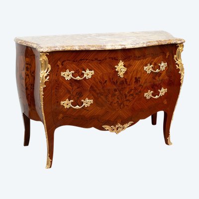 Antico cassettone francese Napoleone III, XIX secolo.