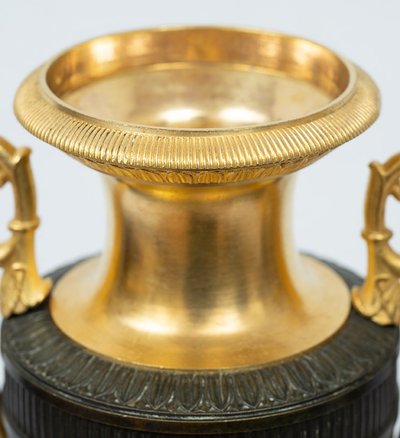 Pair of Charles X cassolettes, France, early 19th century.