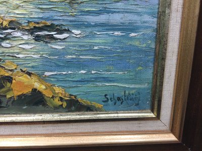 Russian School. The Breton coast