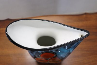Ceramic Vase with Girl Face Decoration, 1960s