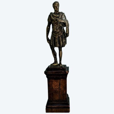 Italien, spätes 18. Jhd. - Kaiser Augustus in voller Figur - Bronze Grand Tour