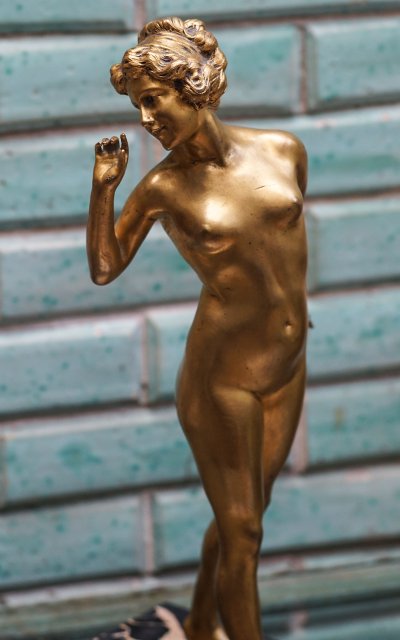 Jean-Léon GÉROME, NU Bronzo dorato