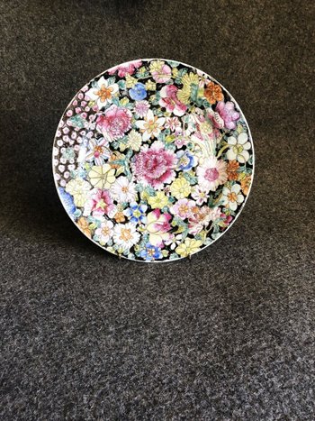 Piatto di porcellana, Cina, fine del XVIII secolo