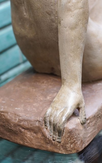 Ugo CIPRIANI (1887-1960), Seated female nude, terracotta