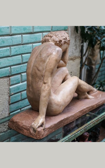 Ugo CIPRIANI (1887-1960), Seated female nude, terracotta