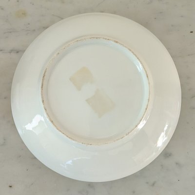 Paris, époque Restauration - tasse à chocolat en porcelaine - troubadour, à la cathédrale