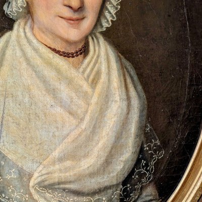 Portrait d'une Demoiselle - French Restoration-period work