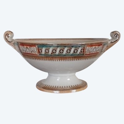 Gildea & Walker - large fine earthenware basin - greek revival