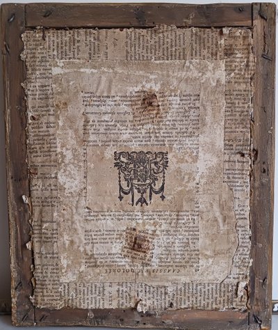 Duvivier, dans le goût - grand profil en bronze de Louis XVI jeune - cadre en bois doré
