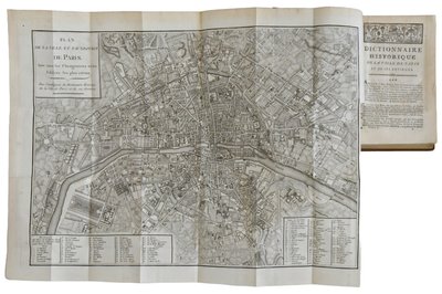 Livre "Dictionnaire historique de la ville de Paris", HURTAUT et MAGNY, édité par Moutard, 1779