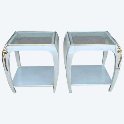 Paire de tables basses