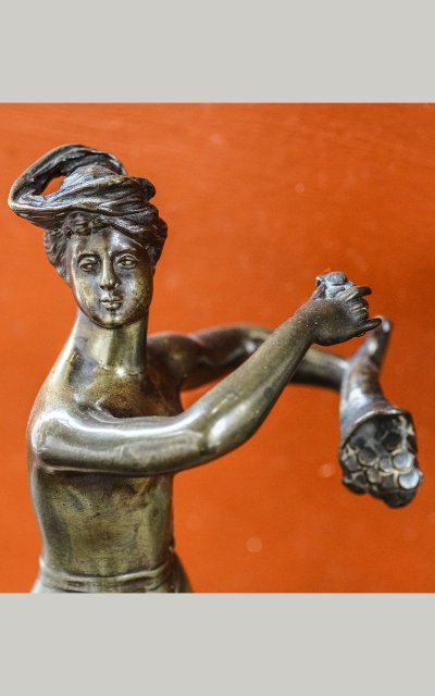 Marcel DEBUT (1875-1933), allegoria in bronzo della fortuna