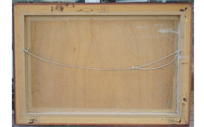 Émile JANTET,  Fantasia orientaliste,  Huile sur bois