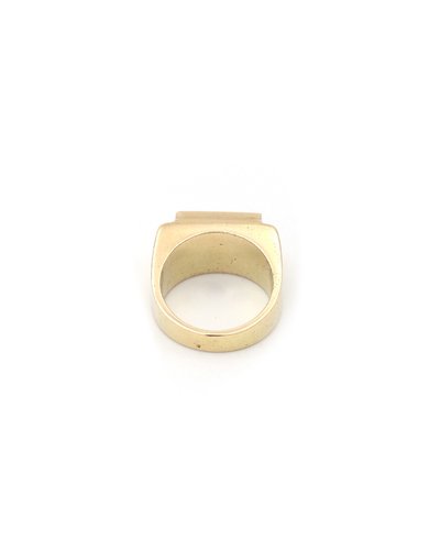 Anello con serbatoio in lapislazzuli in oro 18 carati, anello con serbatoio, anello rétro, blu oltremare, gioielli con serbatoio