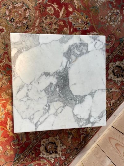 Scandinavian coffee table with marble