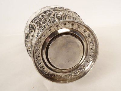 Aiguière Louis XV Cristal Massive argento Minerve H. Lapeyre Art Nouveau XIX secolo