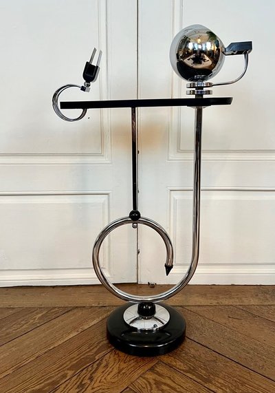 Cendrier Sur Pied Art Déco Moderniste - Demeyere 1930 - 1940