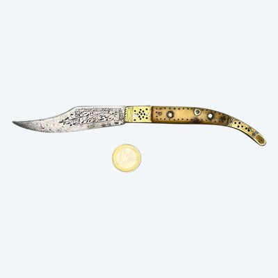 FOLDING KNIFE called Navaja - Spain - XIXth century