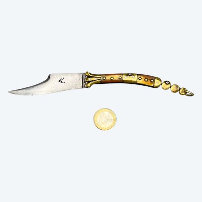 FOLDING KNIFE called Navaja - Spain - XIXth century