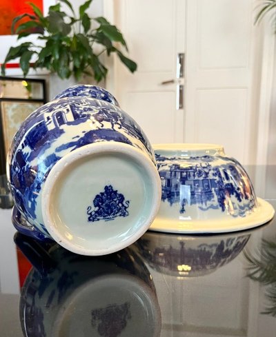 Vasque Et Broc De Toilette - Ensemble En Céramique Anglaise Ironstone