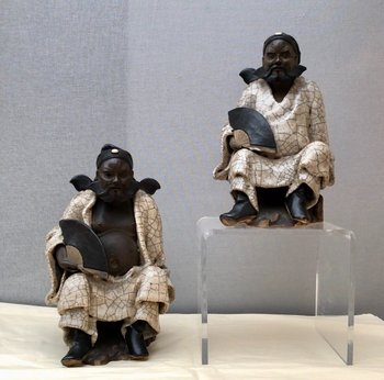 Pair Of Chinese Crackers, 19th Century