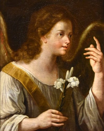 Der Verkündigungsengel, Carlo Maratta (Camerano, 1625 - Rom, 1713) Werkstatt