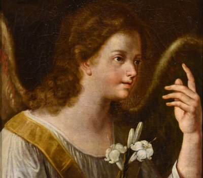 Der Verkündigungsengel, Carlo Maratta (Camerano, 1625 - Rom, 1713) Werkstatt