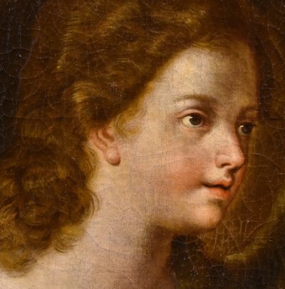 Der Verkündigungsengel, Carlo Maratta (Camerano, 1625 - Rom, 1713) Werkstatt