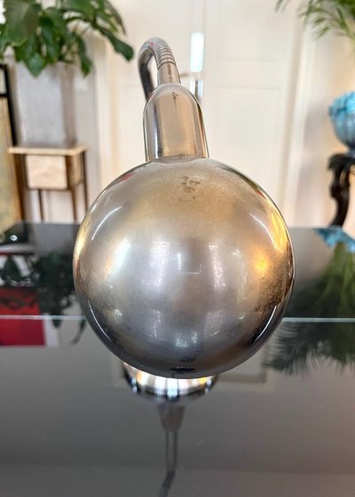 Lampada articolata Jumo in metallo cromato - Vintage