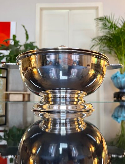 20th Century Art Deco Silver Plated Vegetable Dish
