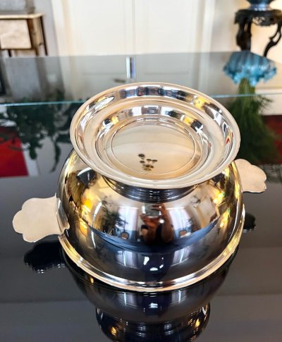 20th Century Art Deco Silver Plated Vegetable Dish