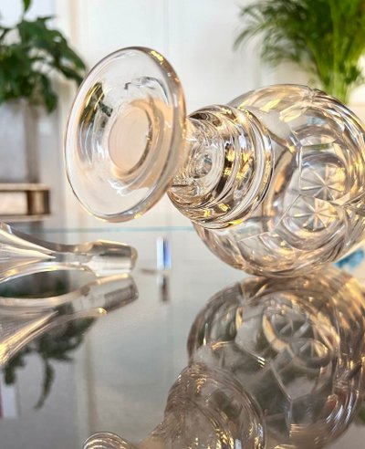 Blown Crystal Decanter