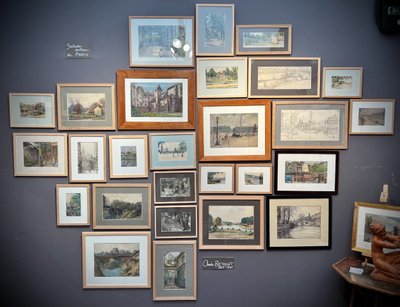 Paris, France. Place St André des Arts 1944.