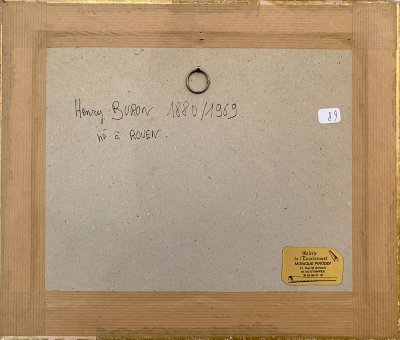 Henri Buron (1880 - 1969) - Olio su tavola