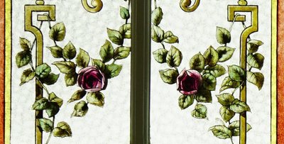 Vitrail - Vitraux - Guirlandes De Fleurs
